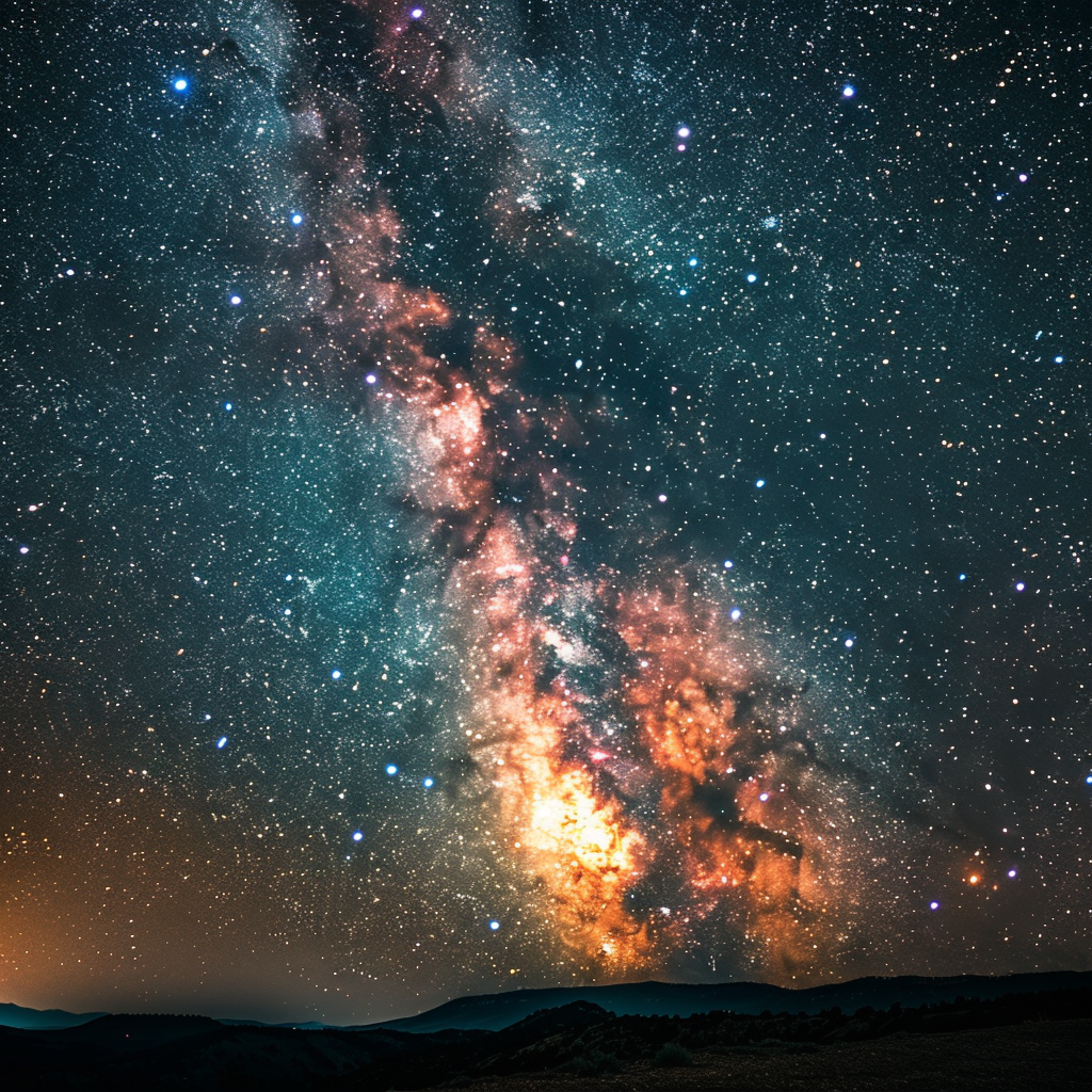 letsrock a night photo of the vast cosmos showcasing a bril bade a e a cebabef