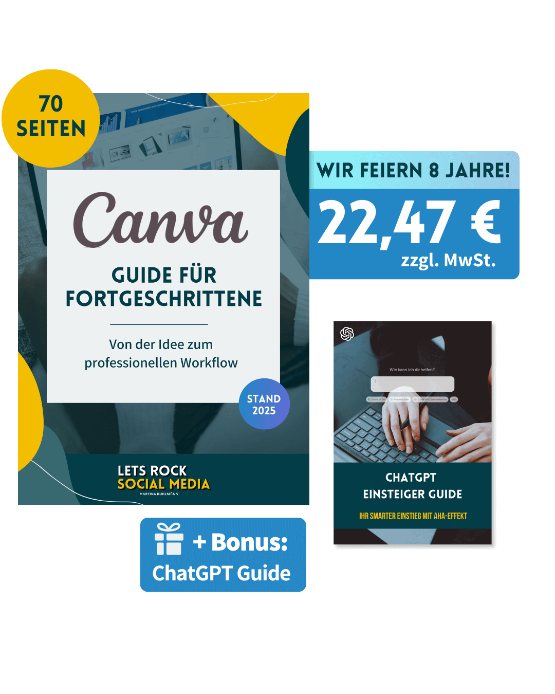 let's Rock Canva Guide fuer Fortgeschrittene Canva Pro lernen deutsch